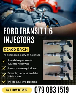Ford Transit 1.6 Injectors For Sale With Warranty