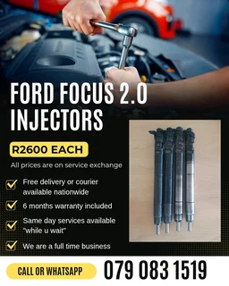 Ford Focus 2.0 Injectors For Sale With Warranty