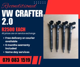 Vw Crafter 2.0 Injectors For Sale With Warranty