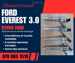 Ford Everest 3.0 Injectors For Sale With Warranty