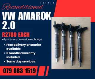 Vw Amarok 2.0 Injectors For Sale With Warranty