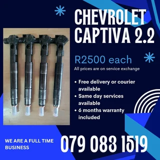 Chevrolet Captiva 2.2 Injectors For Sale With Warranty