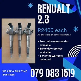 Renault 2.3 Diesel Injectors For Sale With Warranty