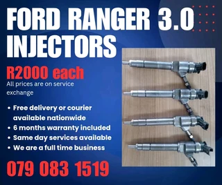 Ford Ranger 3.0 Injectors For Sale With Warranty Included