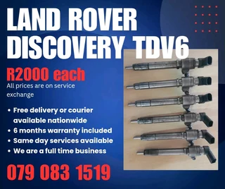Land Rover Discovery Tdv6 Injectors For Sale With Warranty
