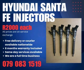 Hyundai Santa Fe Injectors For Sale With Warranty