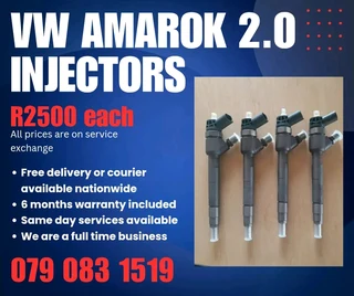 Vw Amarok 2.0 Injectors For Sale With Warranty