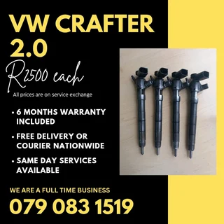 Vw Crafter 2.0 Injectors For Sale With Warranty