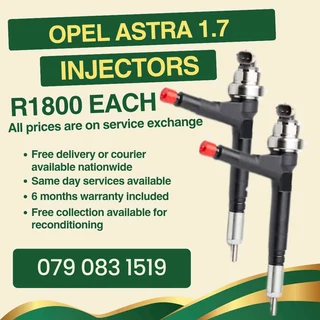 Opel Astra 1.7 Injectors For Sale With Warranty