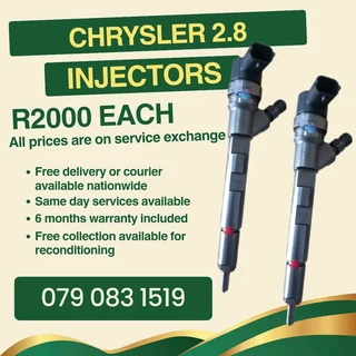 Chrysler 2.8 Injectors For Sale With Warranty