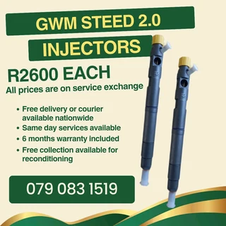 Gwm Steed 2.0 Injectors For Sale With Warranty