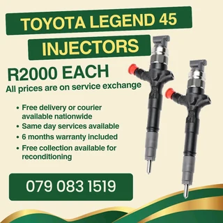 Toyota Legend 45 Injectors For Sale With Warranty