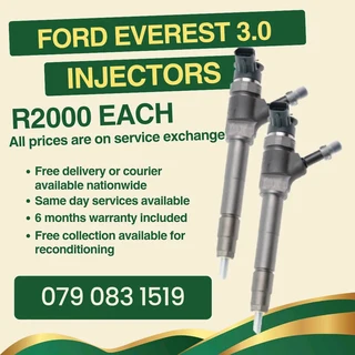 Ford Everest 3.0 Injectors For Sale With Warranty
