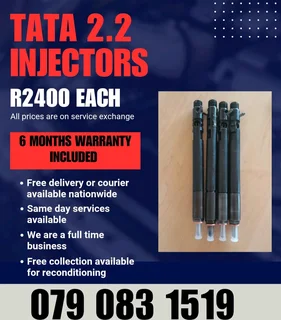 Tata 2.2 Injectors For Sale With Warranty