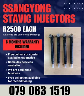 Ssangyong Stavic Injectors For Sale With Warranty