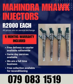 Mahindra Mhawk Injectors For Sale With Warranty