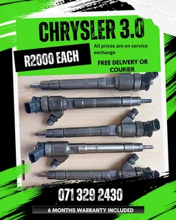Crysler 3.0 Injectors For Sale With Warranty