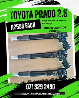 Toyota Prado 2.8 Injectors For Sale With Warranty