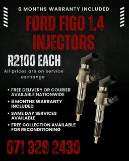 Ford Figo 1.4 Injectors For Sale With Warranty