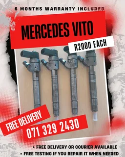 Mercedes Benz Vito Injectors For Sale With Warranty