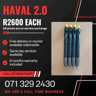 Haval 2.0 Injectors For Sale With Warranty