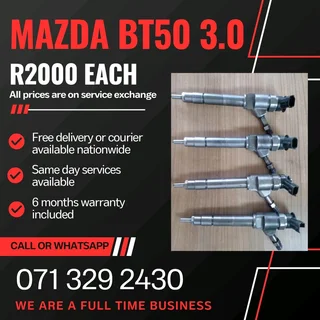 Mazda Bt50 3.0 Injectors For Sale With Warranty