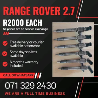 Range Rover 2.7 Injectors For Sale With Warranty