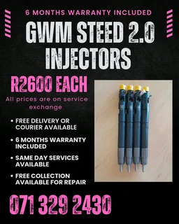Gwm Steed 2.0 Injectors For Sale With Warranty