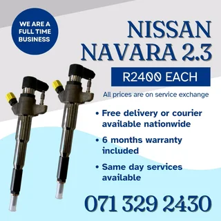 Nissan Navara 2.3 Injectors For Sale With Warranty