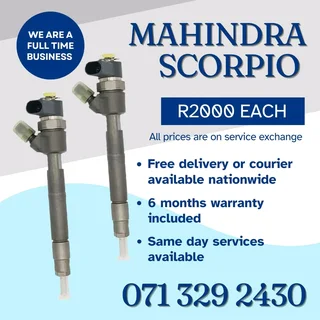 Mahindra Scorpio Injectors For Sale With Warranty