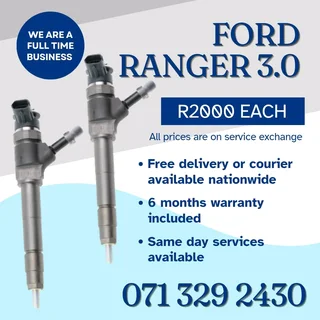 Ford Ranger 3.0 Injectors For Sale With Warranty