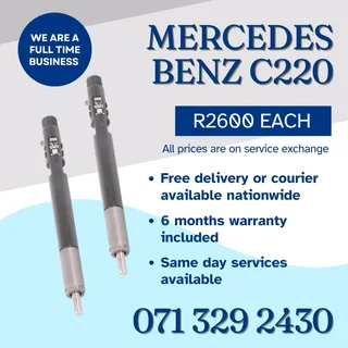 Mercedes Benz C220 Injectors For Sale With Warranty