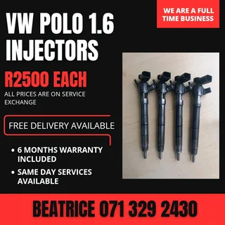Vw Polo 1.6 Injectors For Sale With Warranty Included