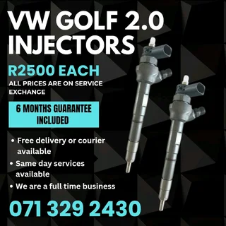 Vw Golf 2.0 Injectors For Sale With Warranty