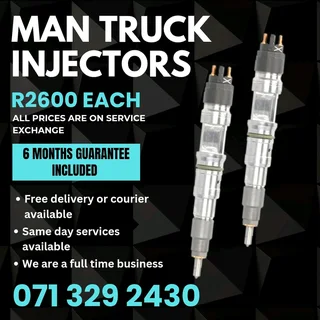 Man Truck Injectors For Sale With Warranty