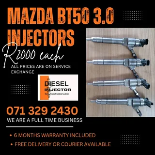 Mazda Bt50 3.0 Injectors For Sale With Warranty