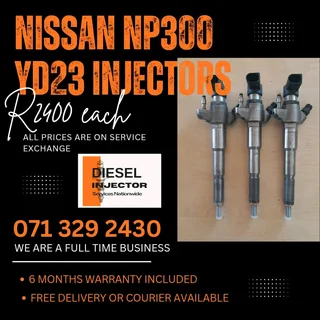 Nissan Np300 2.3 Injectors For Sale With Warranty