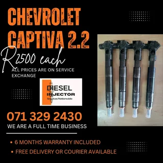 Chevrolet Captiva 2.2 Injectors For Sale With Warranty