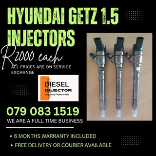 Hyundai Getz 1.5 Injectors For Sale With Warranty