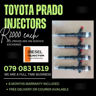 Toyota Prado Injectors For Sale With Warranty