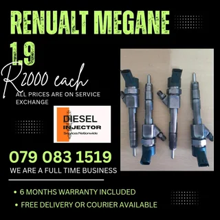 Renault Megane 1.9 Injectors For Sale With Warranty