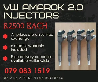Vw Amarok 2.0 Injectors For Sale With Warranty