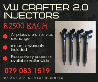 Vw Crafter 2.0 Injectors For Sale With Warranty