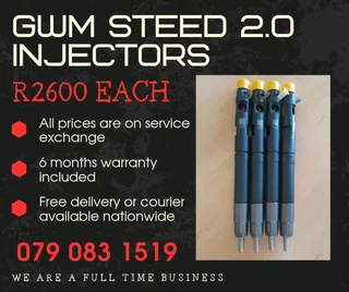 Gwm Steed 2.0 Injectors For Sale With Warranty