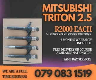 Mitshubishi Triton 2.5 Injectors For Sale With Warranty Included