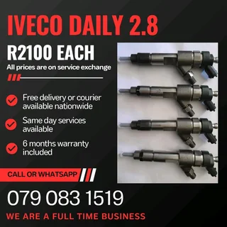 Iveco Daily 2.8 Injectors For Sale With Warranty