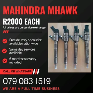 Mahindra Mhawk Injectors For Sale With Warranty