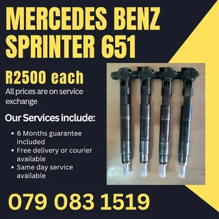 Mercedes Benz Sprinter 651 Injectors For Sale With Warranty