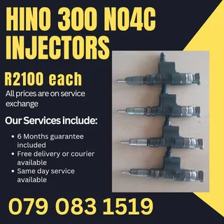 Hino 300 Truck No4c Injectors For Sale With Warranty