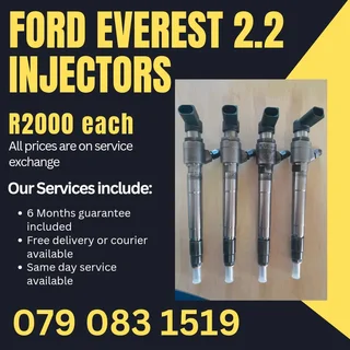Ford Everest 2.2 Injectors For Sale With Warranty Included